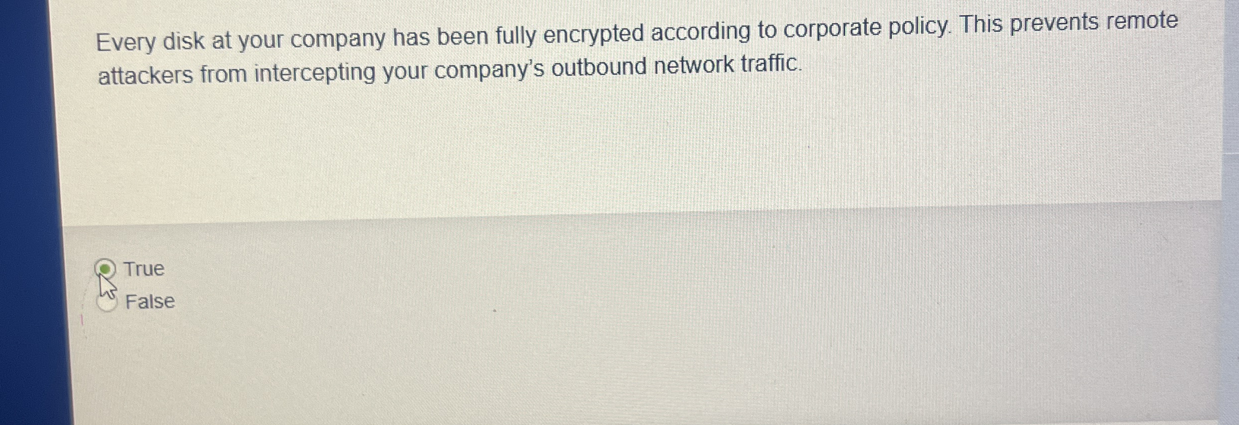 Every disk at your company has been fully