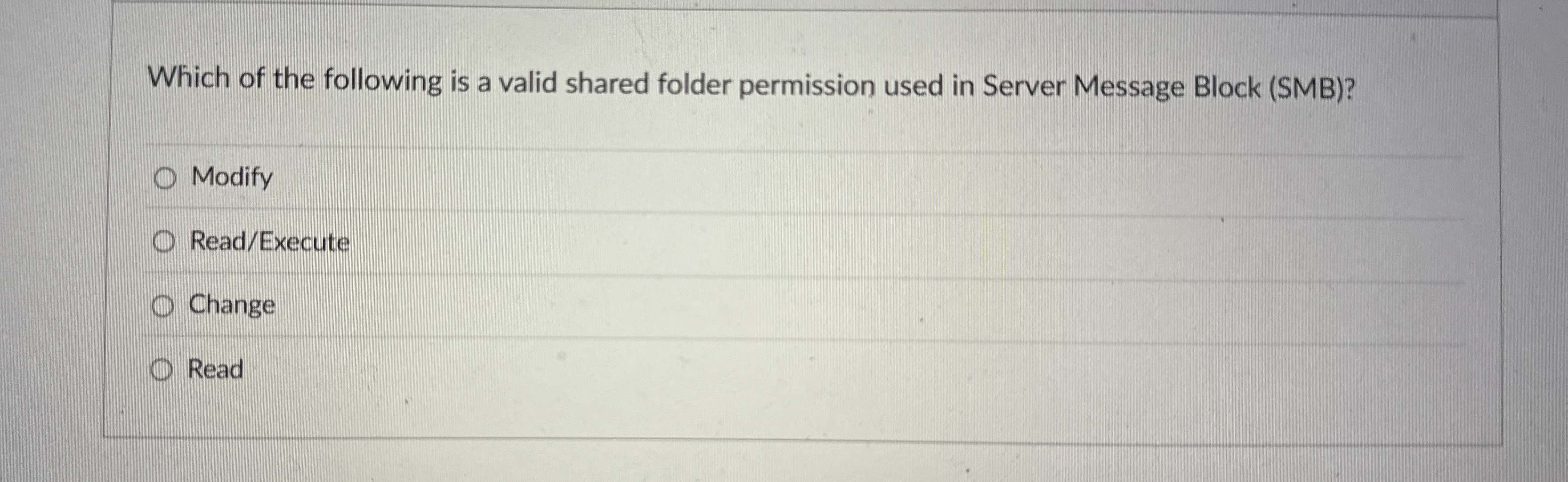 Which of the following is a valid shared folder