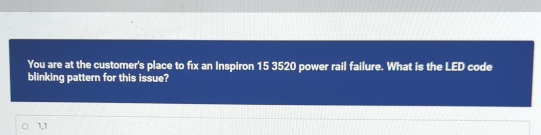 You are at the customer's place to fix an