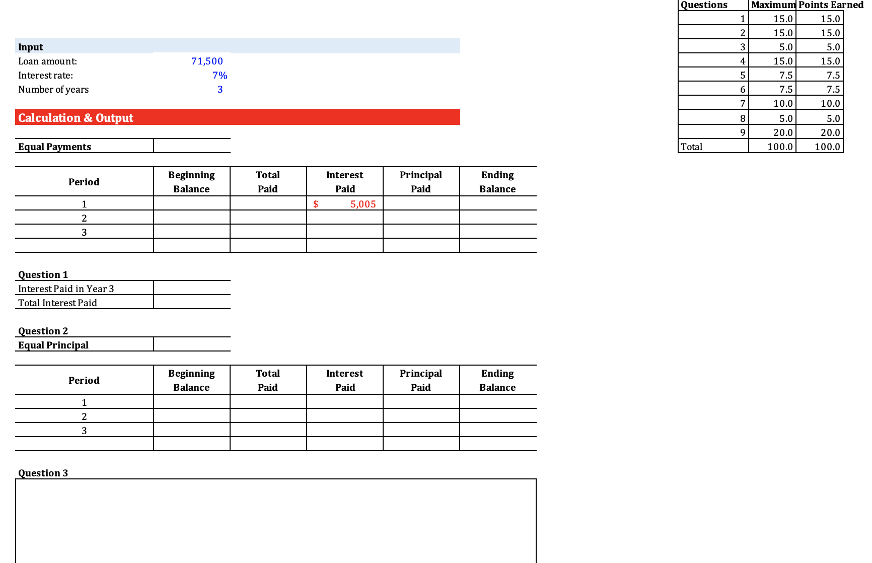 Input Settlement date 1/1/00 Maturity date 1/1/18