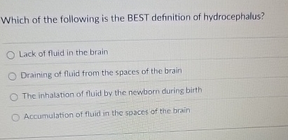 Which of the following is the BEST definition of