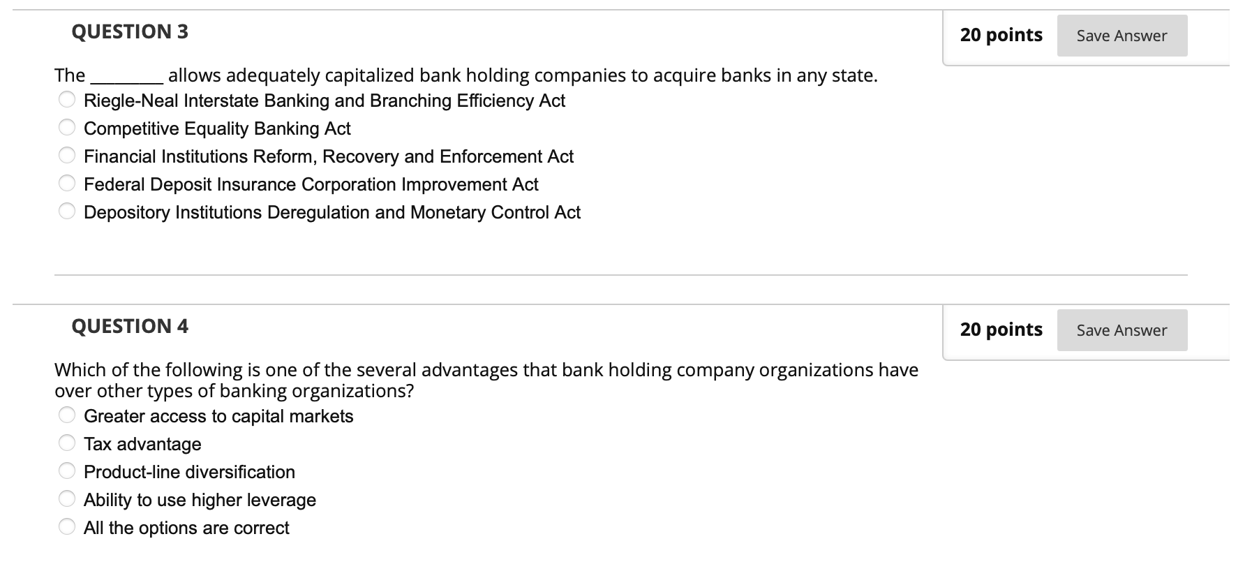 QUESTION 3 20 points Save Answer The allows