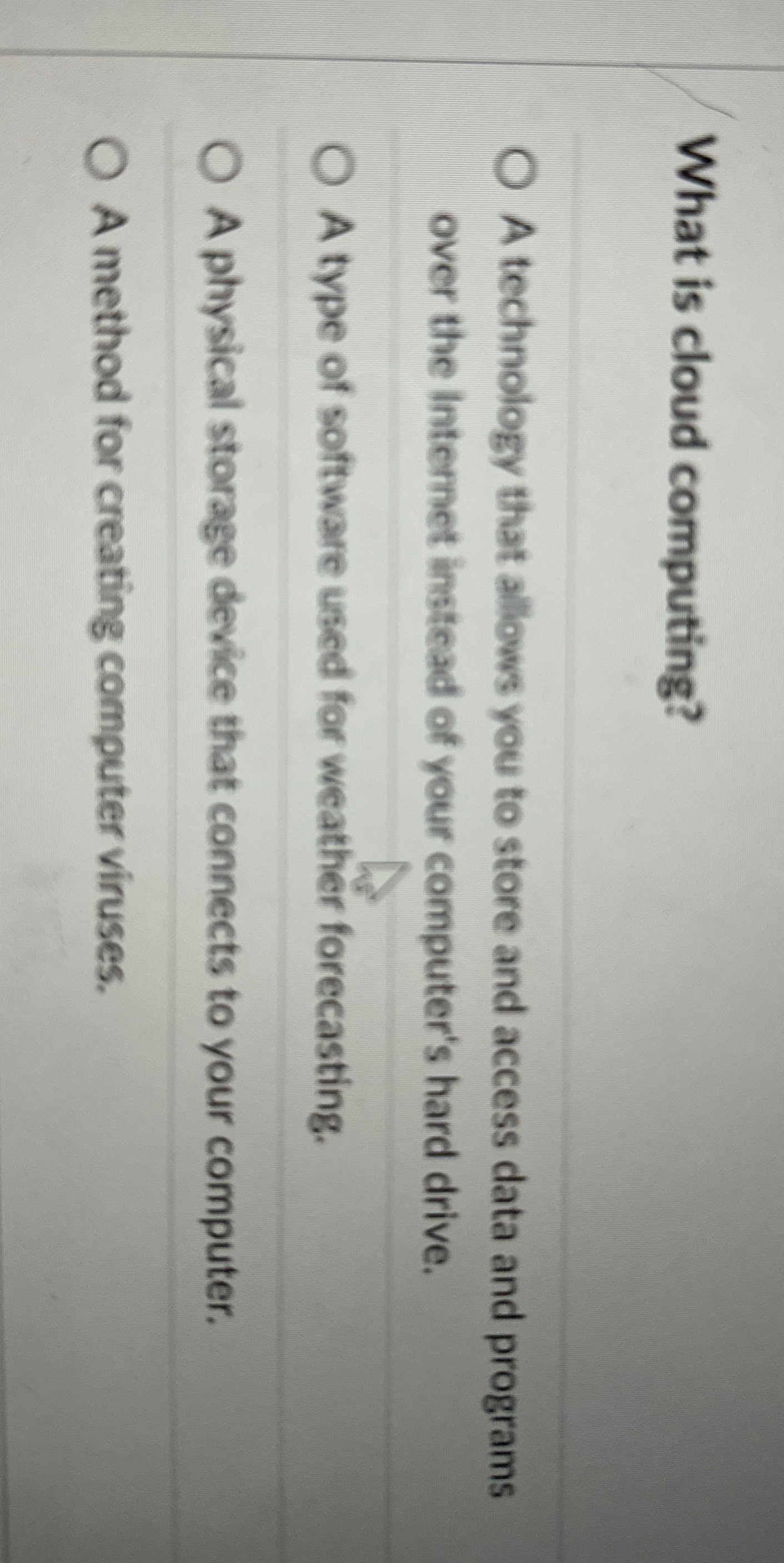 What is cloud computing? A technology that allows