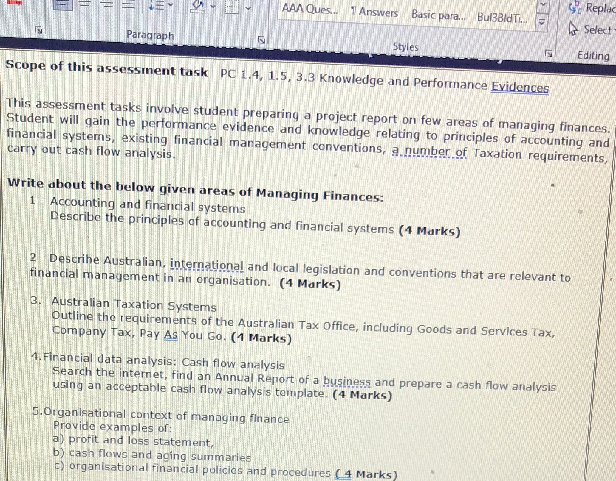 Replac AAA Ques... 1 Answers Basic para...