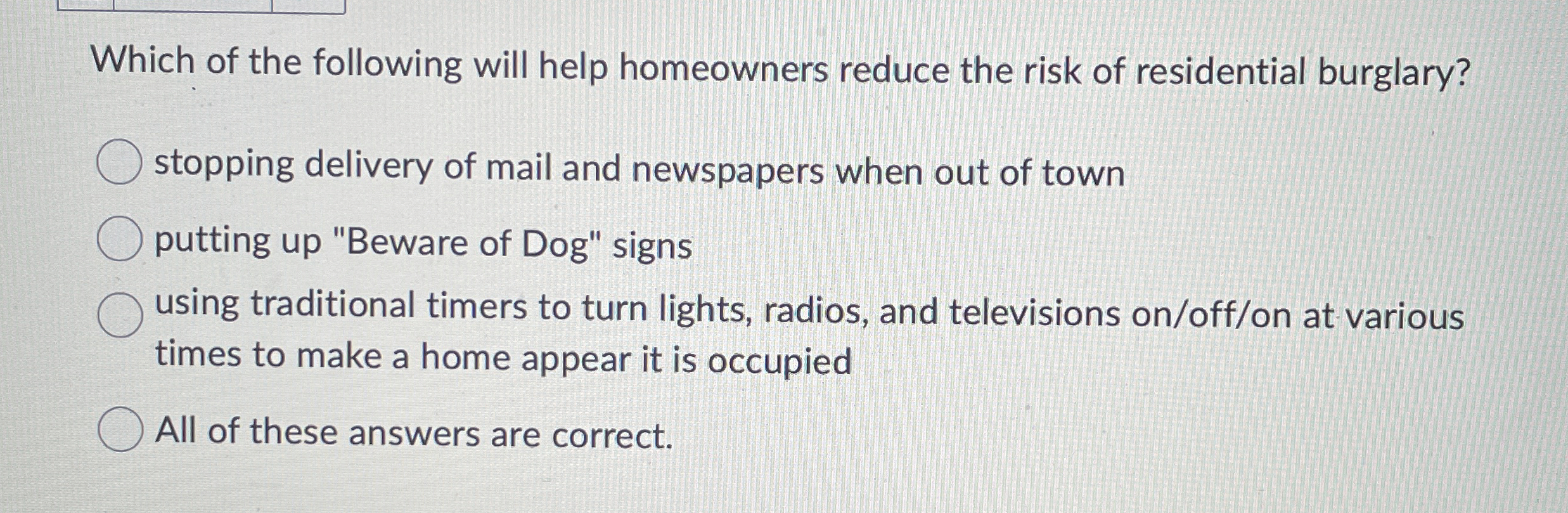 Which of the following will help homeowners