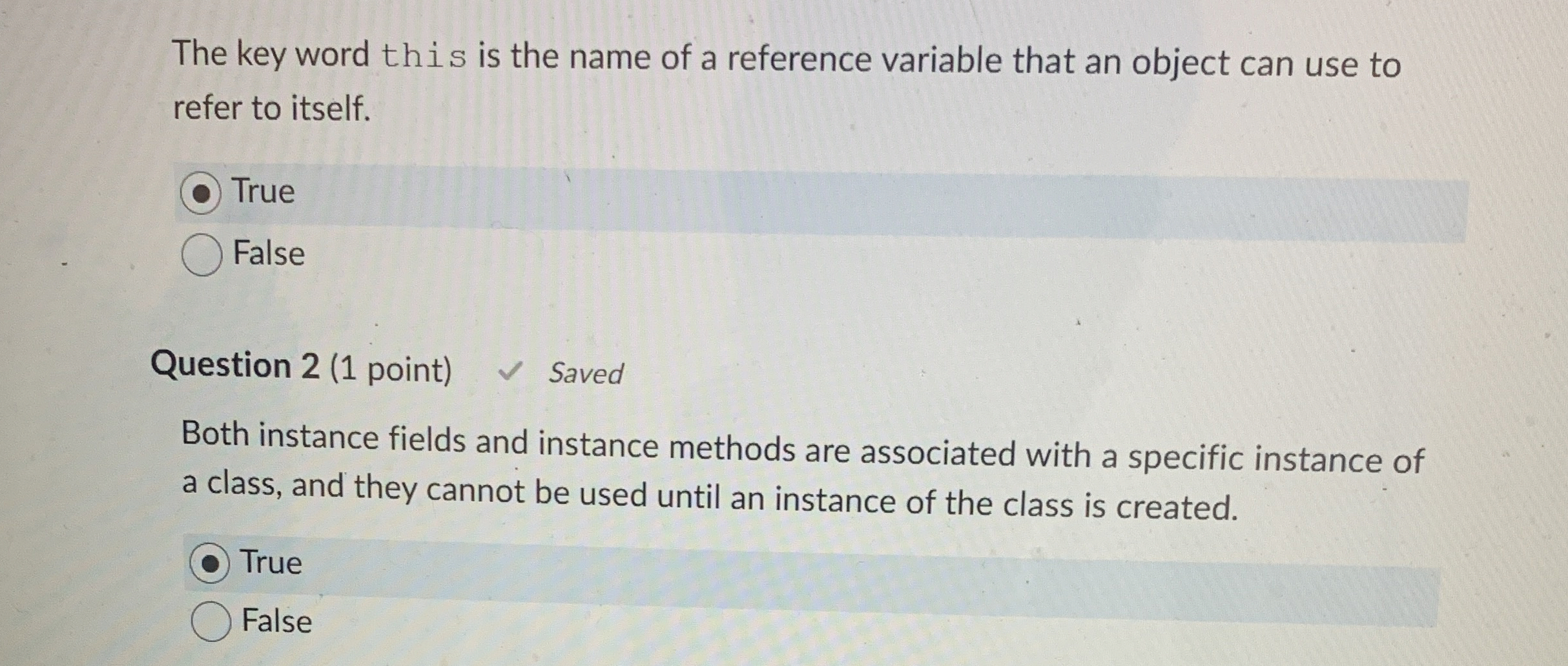 The key word this is the name of a reference