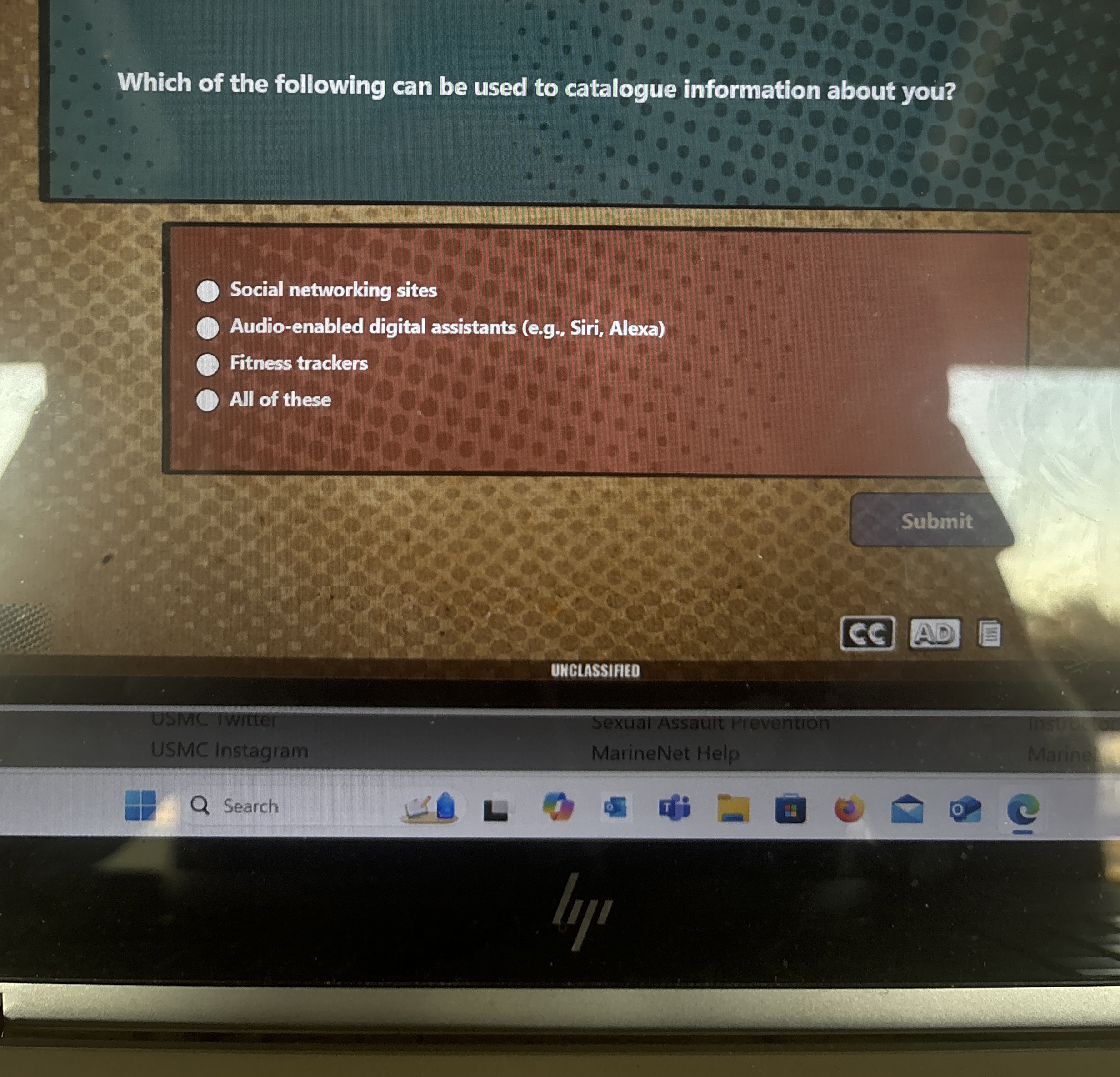 Which of the following can be used to catalogue