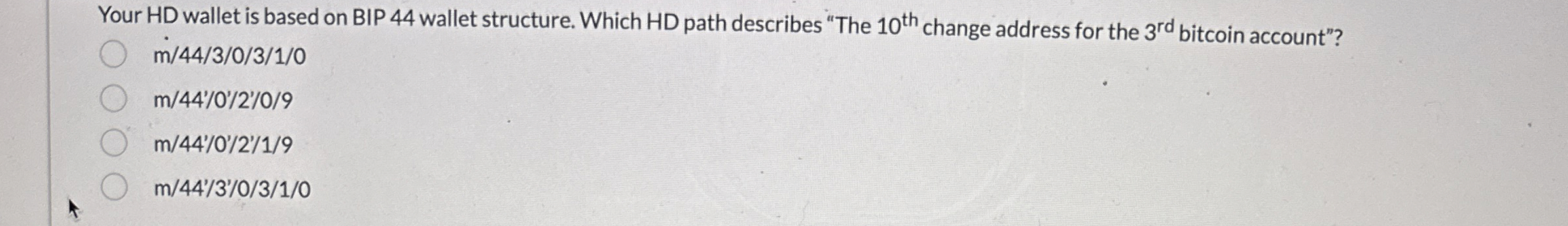 Your HD wallet is based on BIP 4 4 wallet