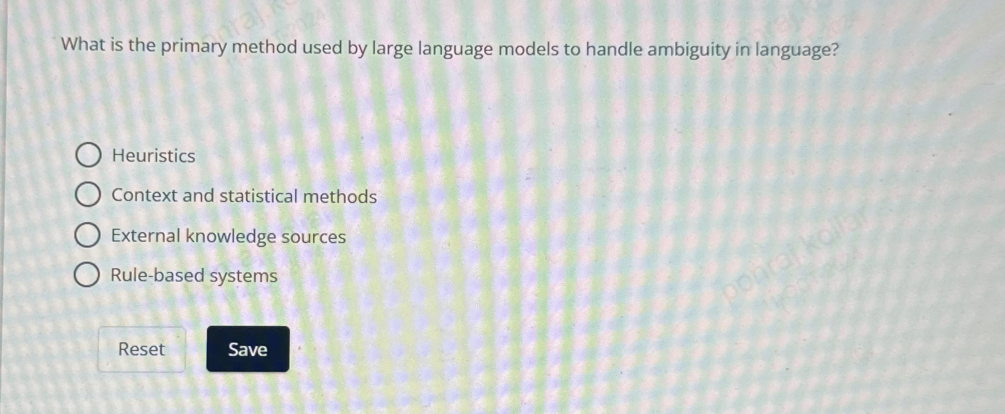 What is the primary method used by large language