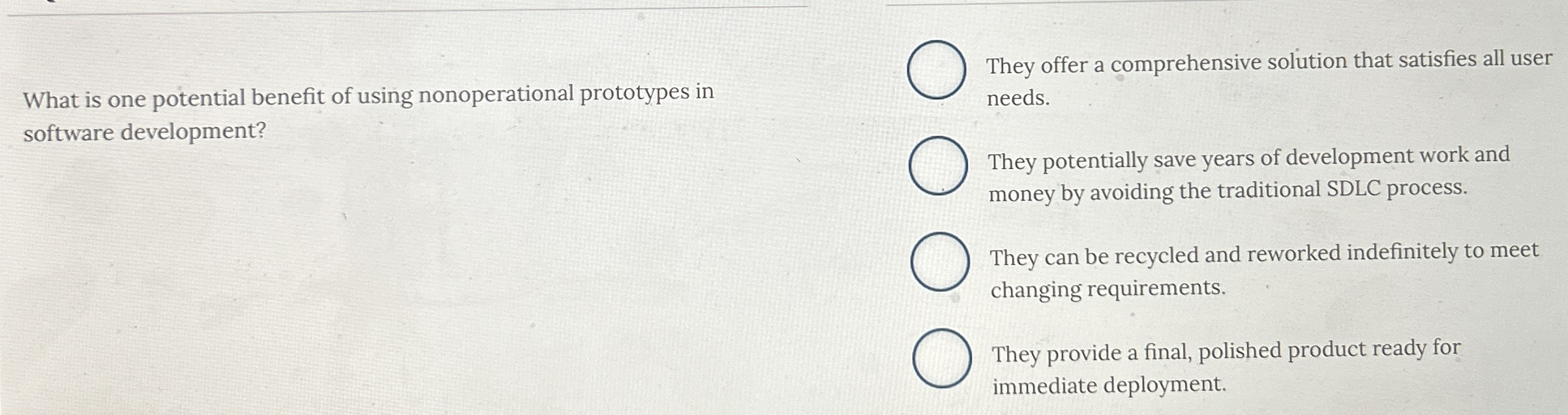 What is one potential benefit of using