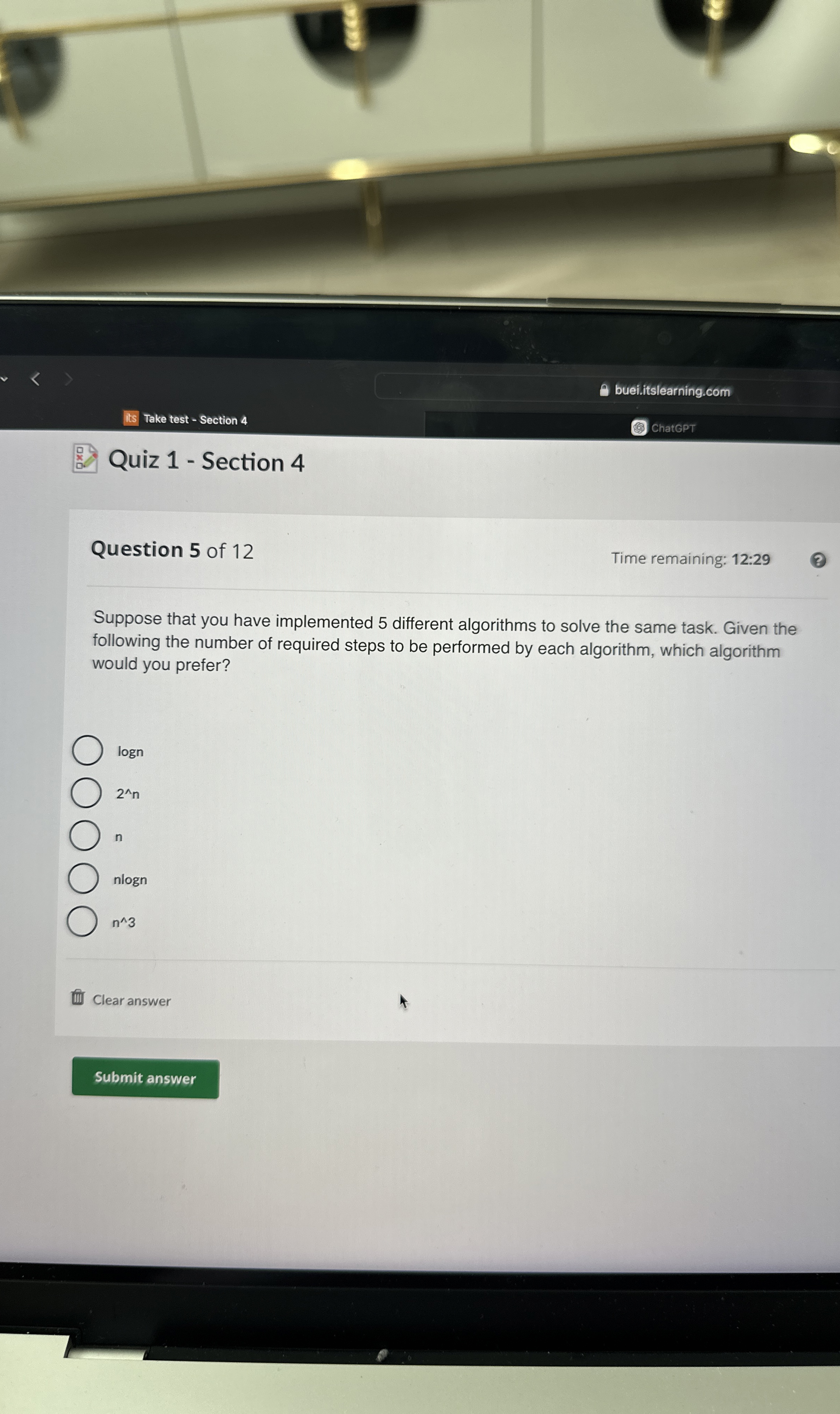 Question 5 of 1 2 Suppose that you have