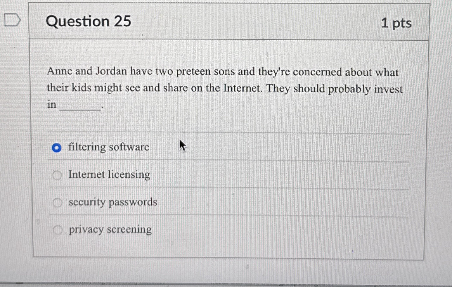 Question 2 5 1 pts Anne and Jordan have two
