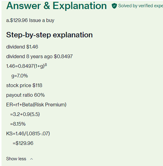 Answer & Explanation Solved by verified expe