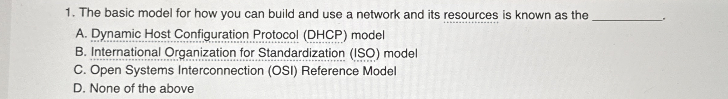 The basic model for how you can build and use a