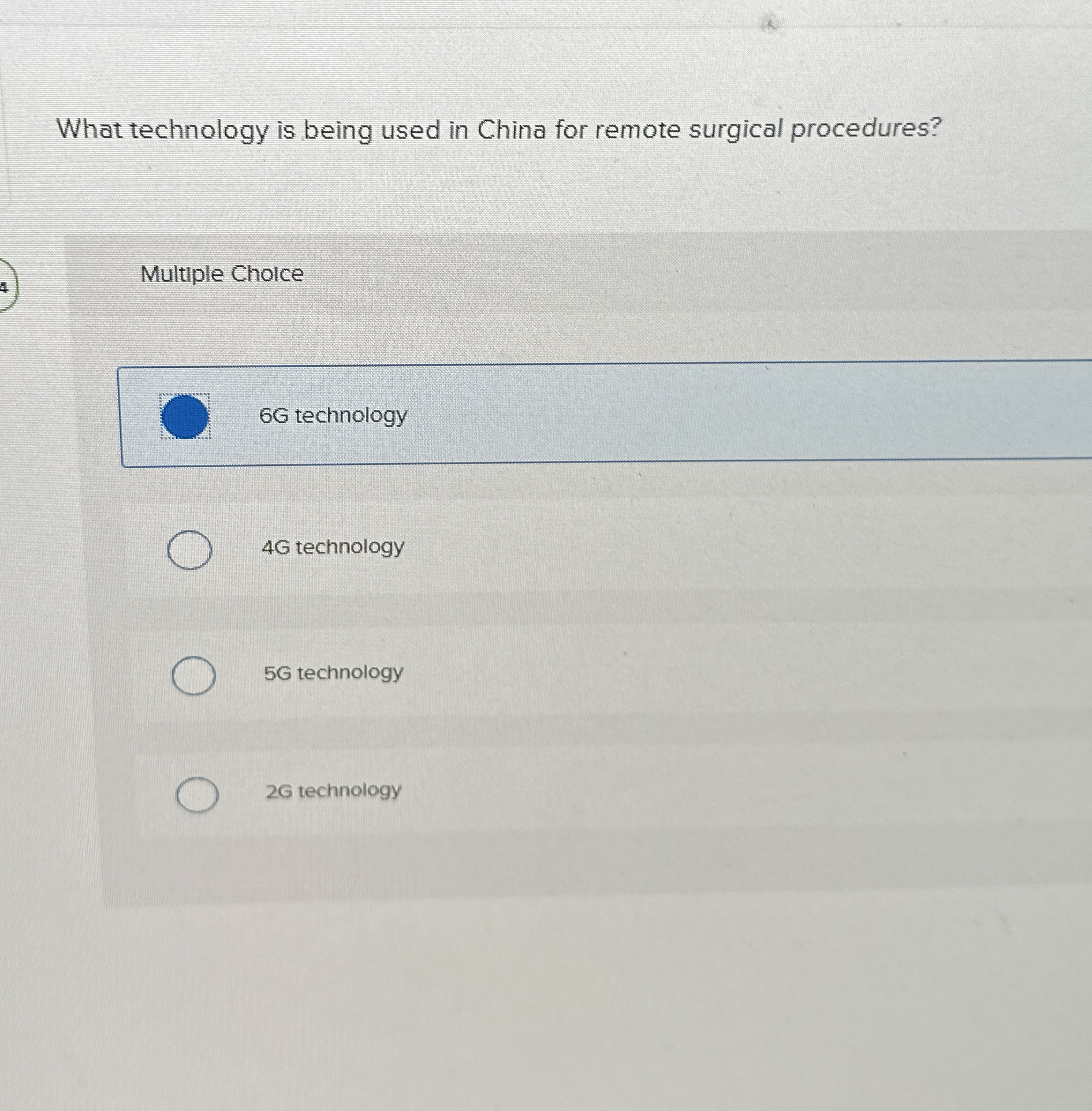 What technology is being used in China for remote