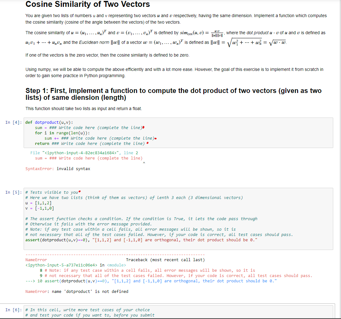 The goal of this assignment is to validate your