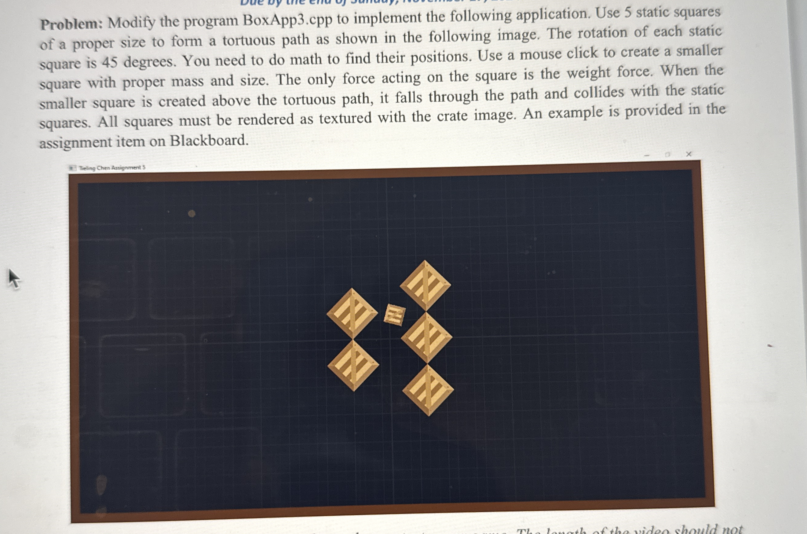 Problem: Modify the program BoxApp 3 . cpp to