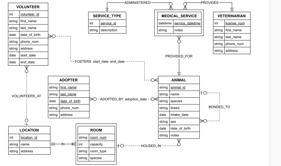 Based on this ERD which entity do i code first,