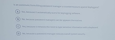 Is an automatic form - filling password manager a