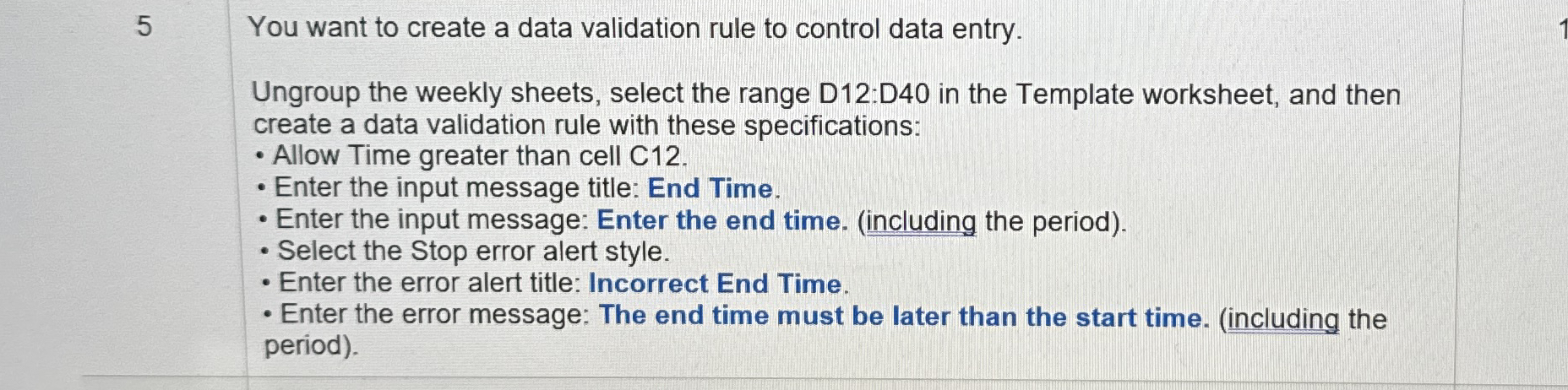 With the worksheets still grouped, select the