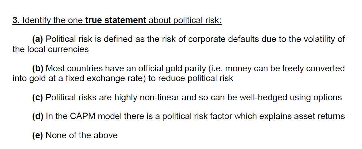 answer these MCQ 10. Identify the one true