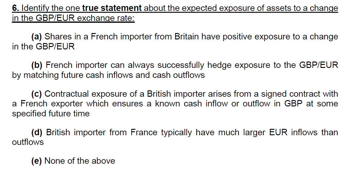answer these MCQ 10. Identify the one true
