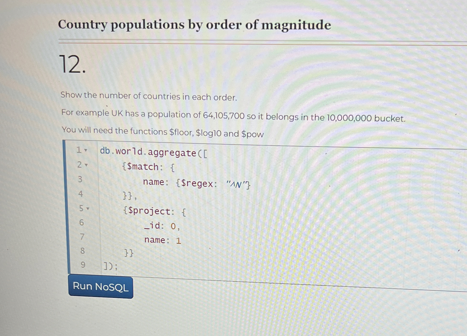 Country populations by order of magnitude 1 2 .