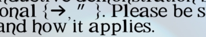 { , " } what is function of these operators in
