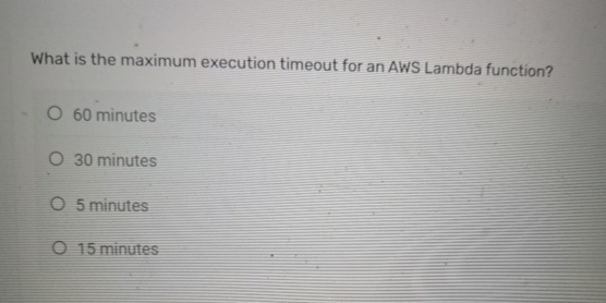 What is the maximum execution timeout for an AWS