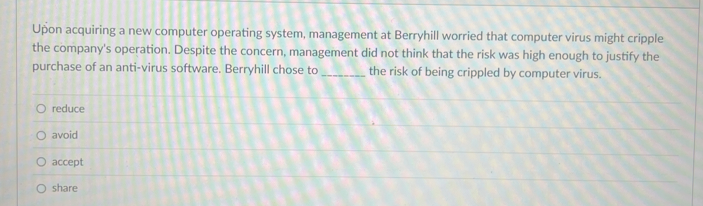 Upion acquiring a new computer operating system,