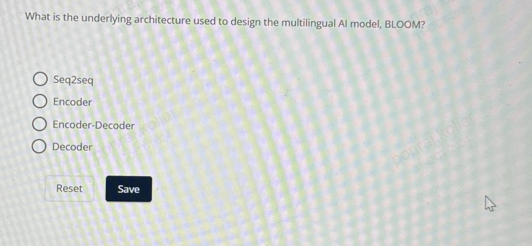 What is the underlying architecture used to