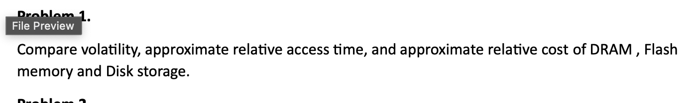 Compare volatility, approximate relative access