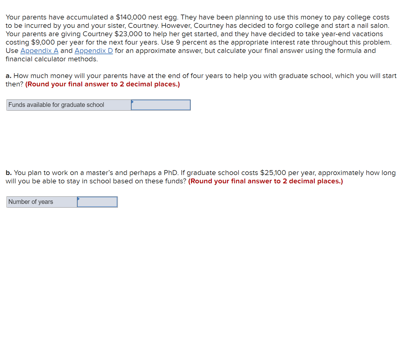 Please help with this 2 part question with