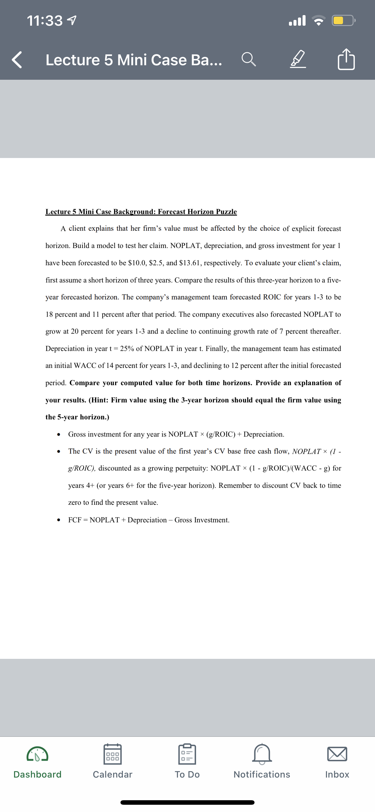 Please show work. Excel is fine! 11:33 7 Lecture