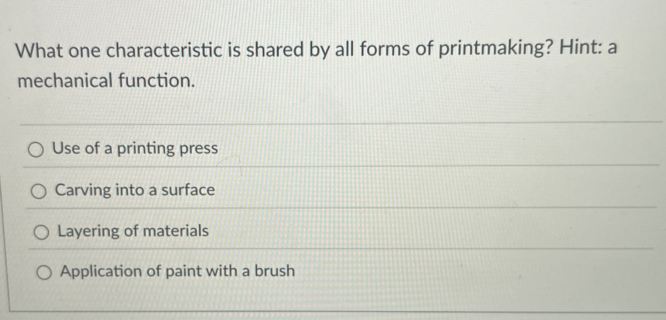 What one characteristic is shared by all forms of