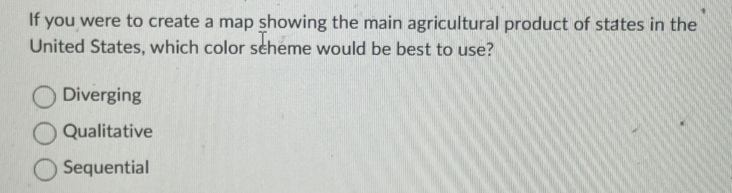 If you were to create a map showing the main