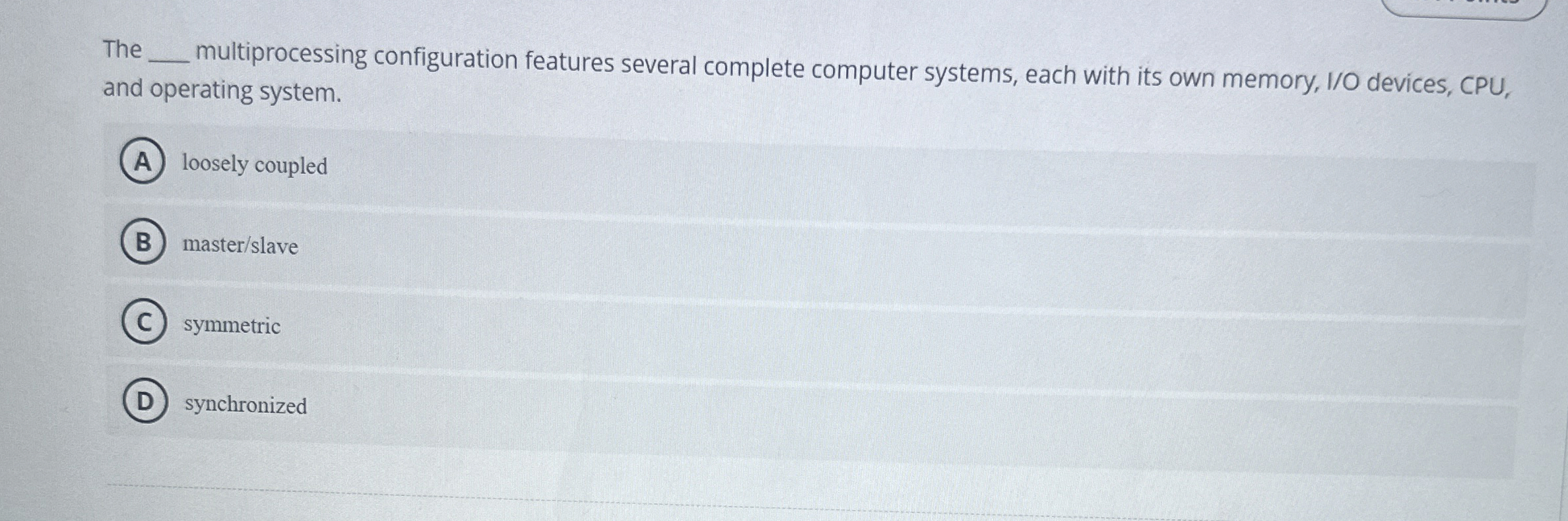The multiprocessing configuration features