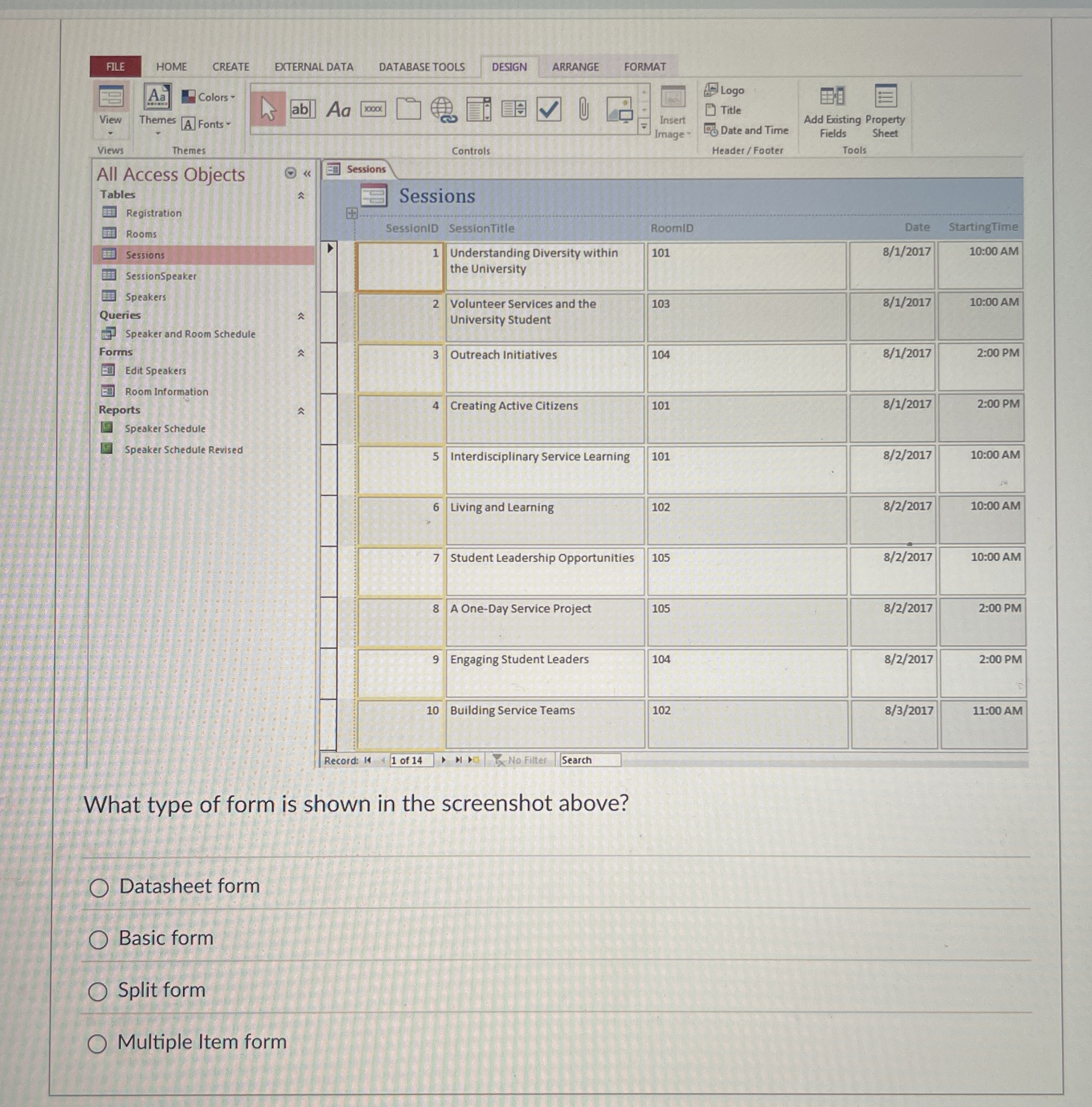 What type of form is shown in the screenshot