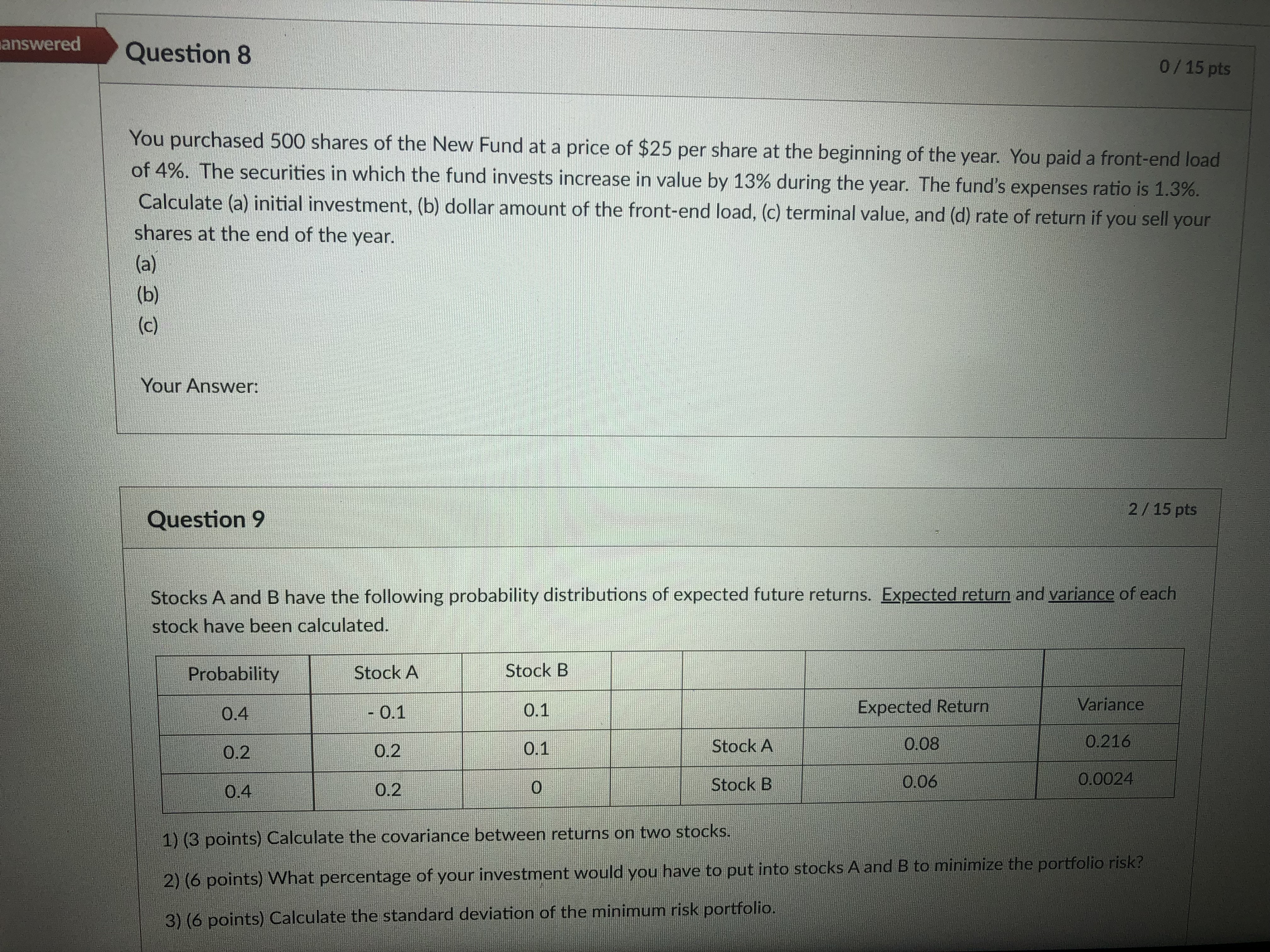 X HELP CENTER Question 6 0 / 20 pts You are given