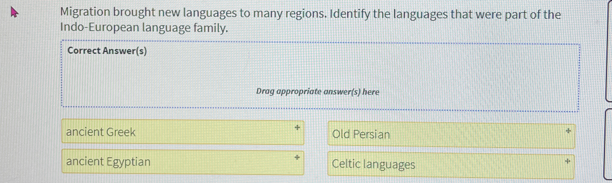 Migration brought new languages to many regions.