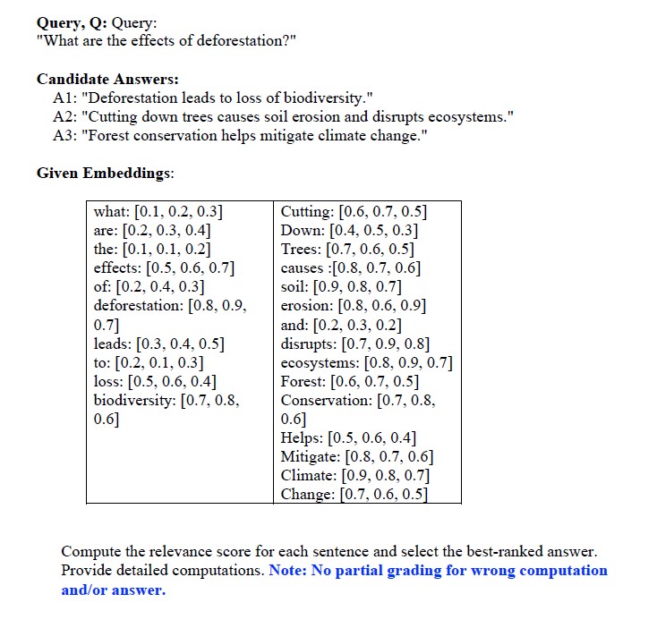 1 . [ Points 1 5 ] Given candidate translation