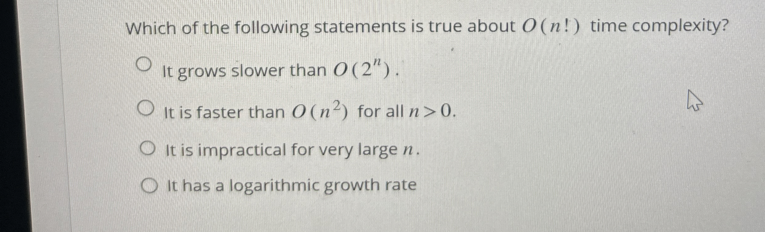 Which of the following statements is true about O