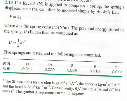Please help me answer these two problems using