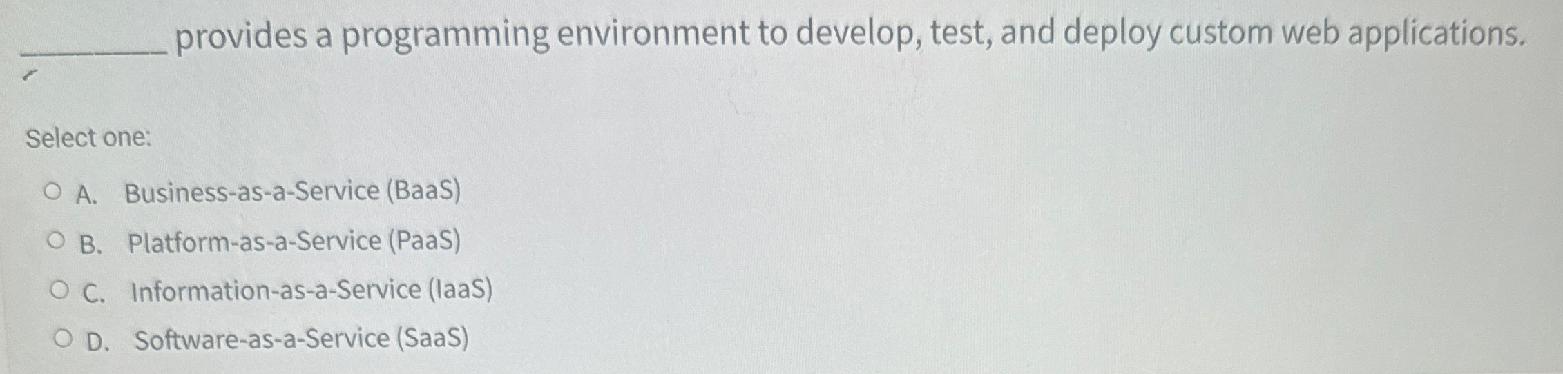 provides a programming environment to develop,