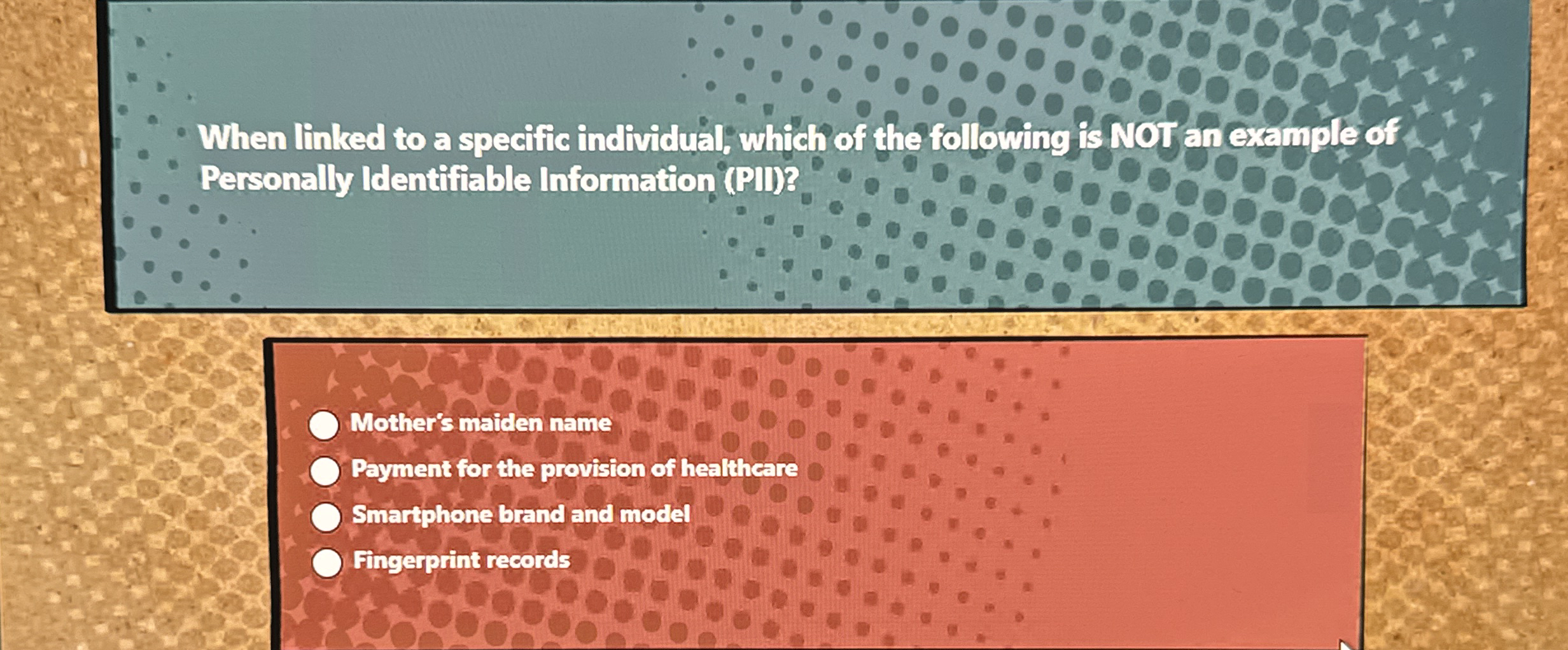 When linked to a specific individual, which of