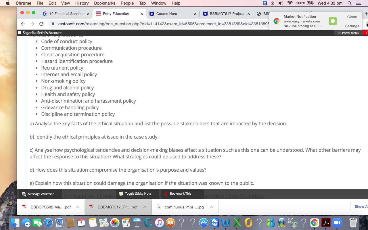 Chrome File Edit View History Bookmarks People