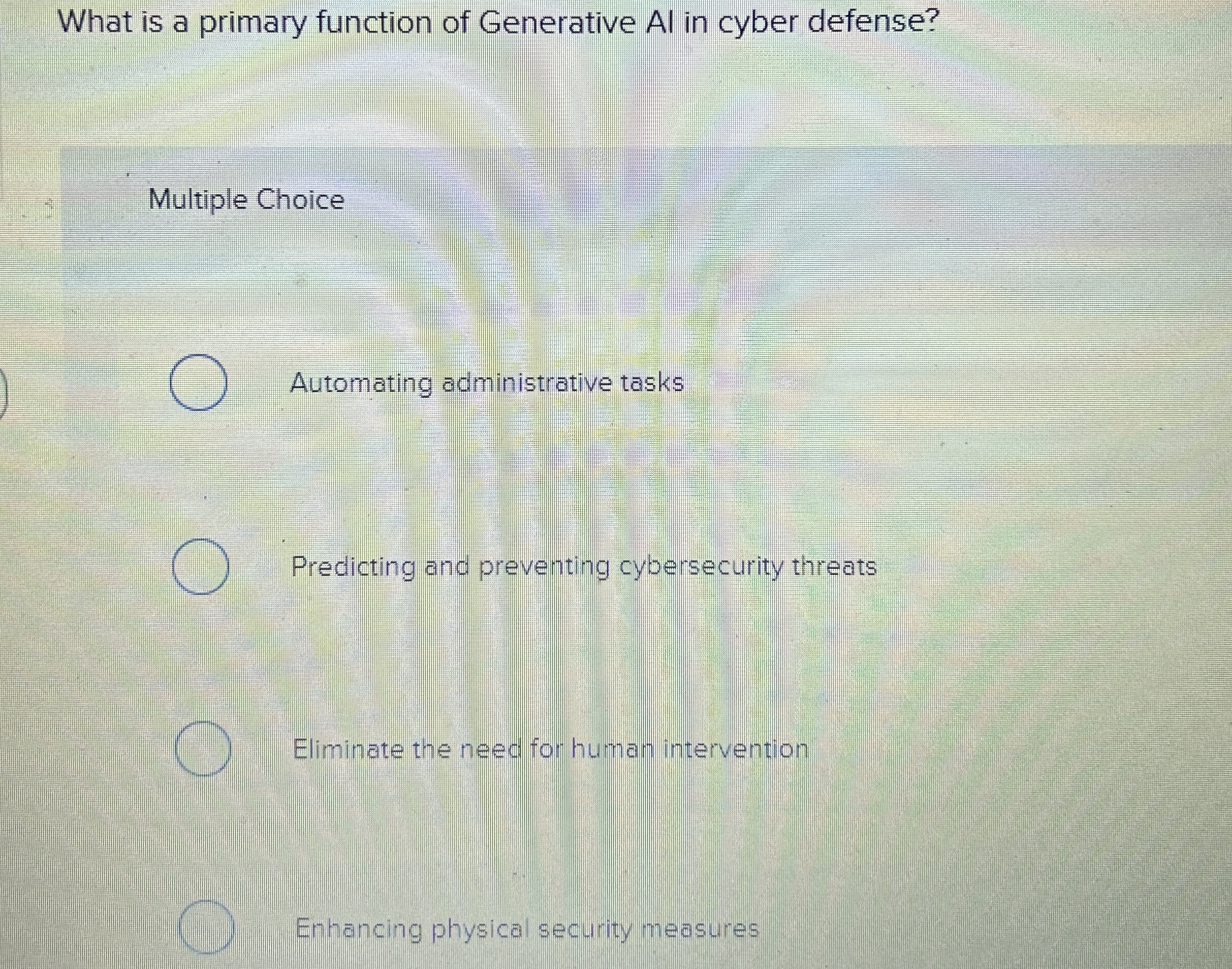 What is a primary function of Generative Al in