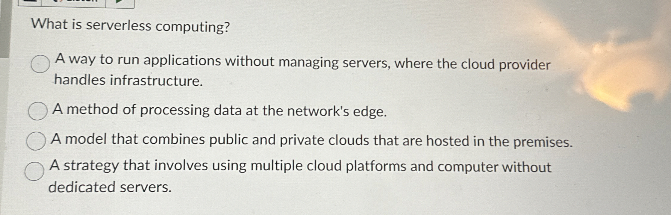 What is serverless computing? A way to run