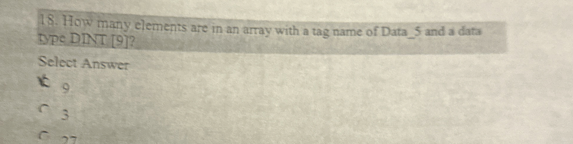 How many elements are in an array with a tag name