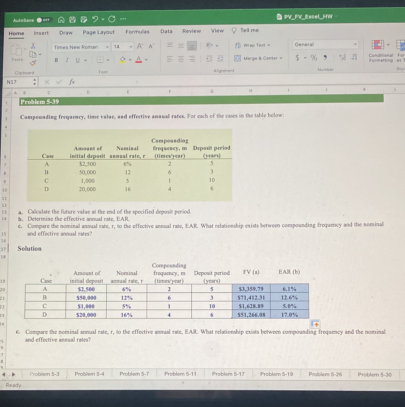 Please answer question C. Thank you AutoSave (